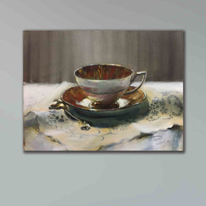 
                  
                    Load image into Gallery viewer, Duchess 6 TEACUP original oil painting
                  
                