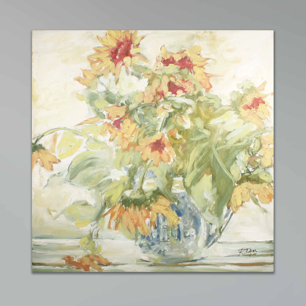 
                  
                    Charger l&amp;#39;image dans la galerie, SUNFLOWERS with Blue Pitcher
                  
                