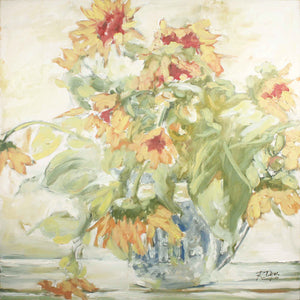 
                  
                    Charger l&amp;#39;image dans la galerie, SUNFLOWERS with Blue Pitcher
                  
                