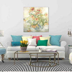 
                  
                    Charger l&amp;#39;image dans la galerie, SUNFLOWERS with Blue Pitcher
                  
                