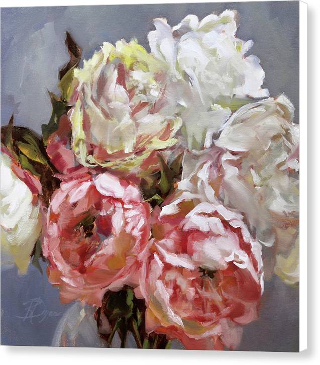 
                  
                    Load image into Gallery viewer, Peony Impressions No.1 - Canvas Print
                  
                