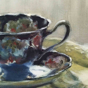 
                  
                    Load image into Gallery viewer, SOLD Duchess 1 TEACUP original oil painting
                  
                