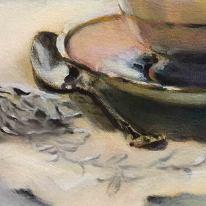 
                  
                    Load image into Gallery viewer, Duchess 5 TEACUP original oil painting
                  
                
