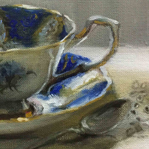 
                  
                    Load image into Gallery viewer, Duchess 7 TEACUP original oil painting
                  
                